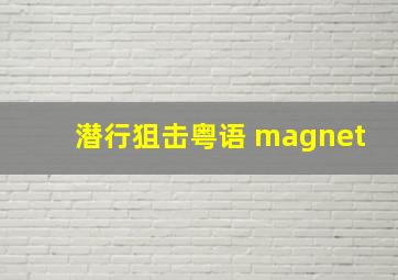 潜行狙击粤语 magnet